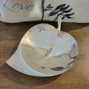 Vintage F.B. Rogers Silver Plate Leaf Trinket Dish - Lovely!